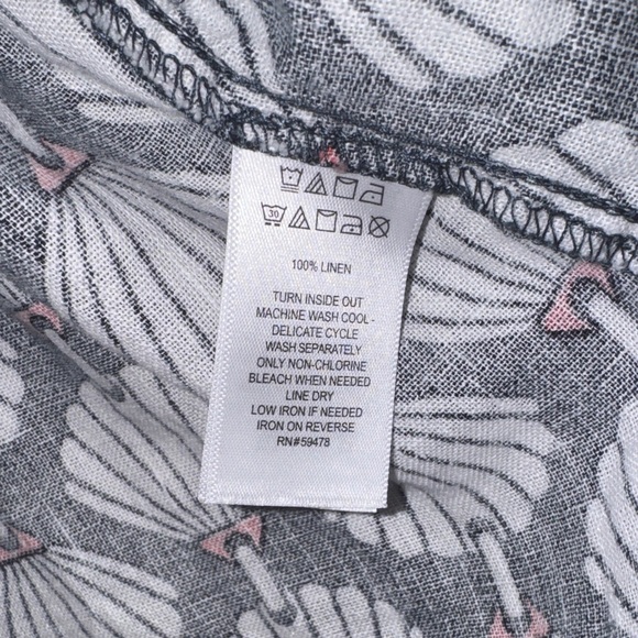 Shell Pattern Button Up - Picture 4 of 5